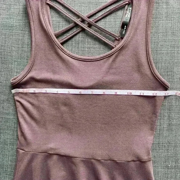 Rebel Sugar Women’s Skater Fun Party Preppy Cute Girl Dusty Pink Summer Dress XS - Picture 6 of 7